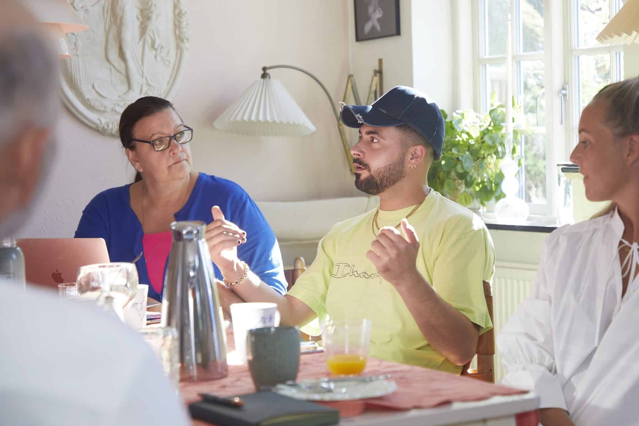 Teamet i Roskilde på Sjælland hos projekt A-holdet
